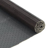 Dunkelbrauner Teppich Rechteck Tatian 100x200cm (Bambus)