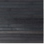 Grauer Teppich Rechteck Tatian 100x300cm (Bambus)