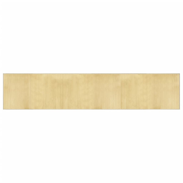 Heller Naturteppich rechteckig Gemaladin 60x300cm (Bambus)