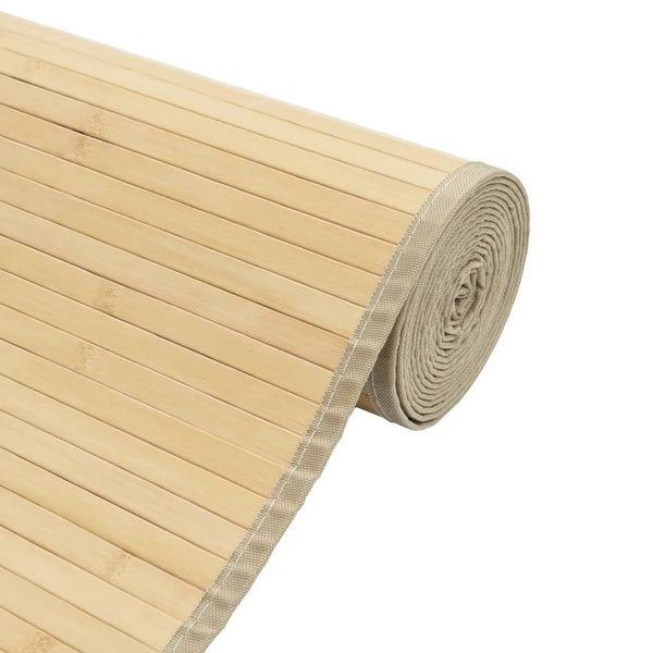Heller Naturteppich rechteckig Gemaladin 60x300cm (Bambus)