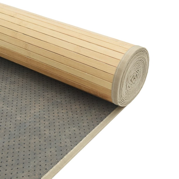 Heller Naturteppich rechteckig Gemaladin 60x400cm (Bambus)