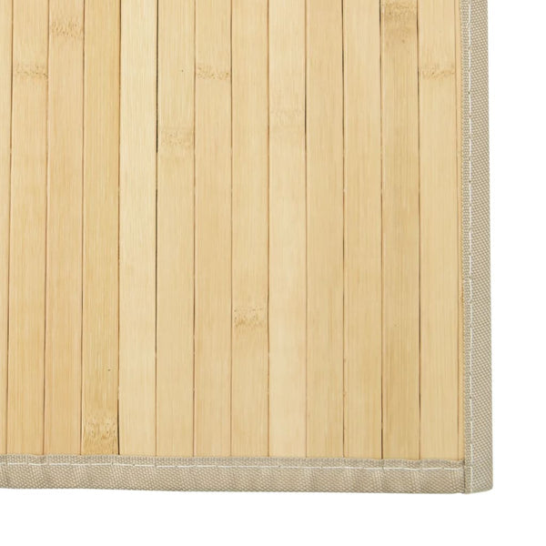 Heller Naturteppich rechteckig Gemaladin 60x400cm (Bambus)