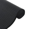 Schwarzer rechteckiger Teppich Gemaladin 60x500cm (Bambus)