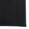 Schwarzer rechteckiger Teppich Gemaladin 60x500cm (Bambus)