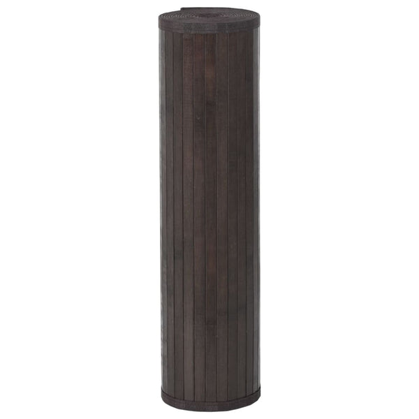 Dunkelbrauner Teppich Rechteck Gemaladin 60x500cm (Bambus)
