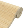 Heller Naturteppich rechteckig Gemaladin 60x1000cm (Bambus)