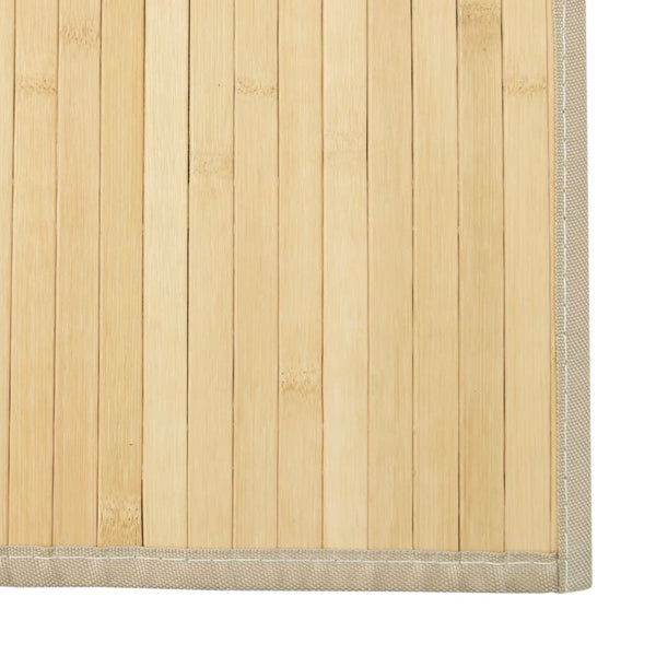 Heller Naturteppich rechteckig Gemaladin 60x1000cm (Bambus)