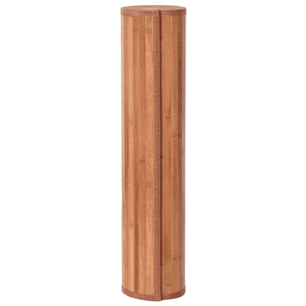 Ruskea matto suorakaide Gemaladin 70x500cm (bambu)