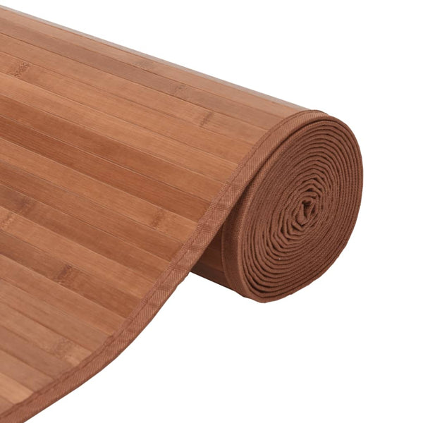 Ruskea matto suorakaide Gemaladin 70x500cm (bambu)