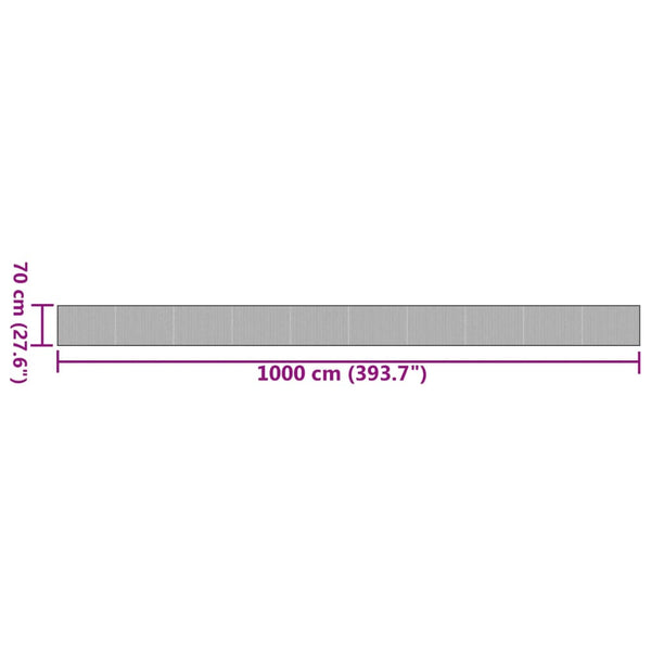 Ruskea matto suorakaide Gemaladin 70x1000cm (bambu)