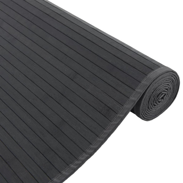 Harmaa matto suorakaide Gemaladin 80x1000cm (bambu)
