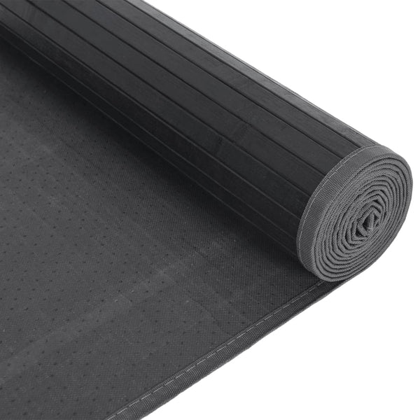 Harmaa matto suorakaide Gemaladin 80x1000cm (bambu)