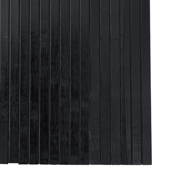 Schwarzer Raumteiler Iuliska 165x250cm (Bambus)