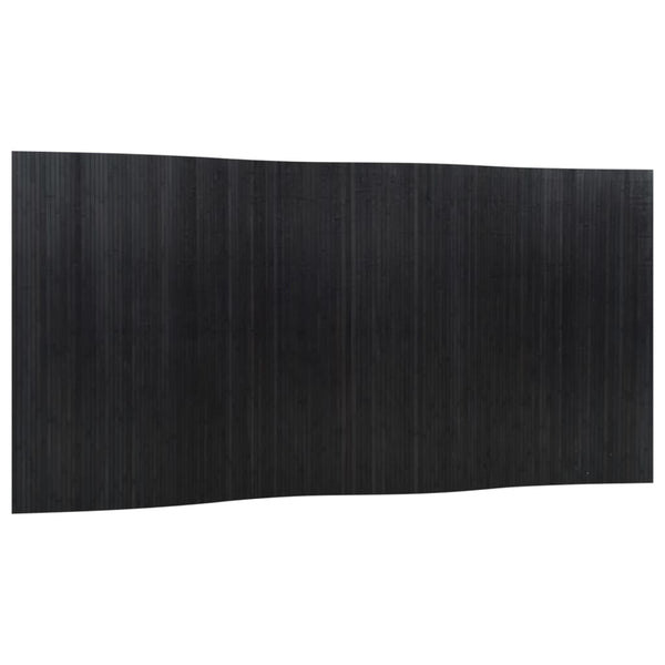 Schwarzer Raumteiler Iuliska 165x400cm (Bambus)