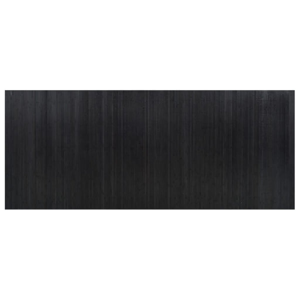 Schwarzer Raumteiler Iuliska 165x400cm (Bambus)