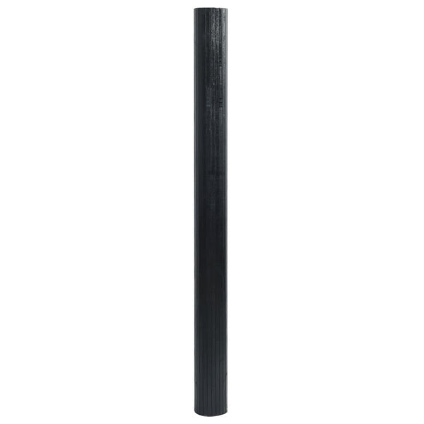 Schwarzer Raumteiler Iuliska 165x400cm (Bambus)