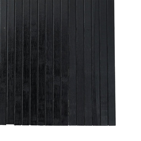 Schwarzer Raumteiler Iuliska 165x400cm (Bambus)