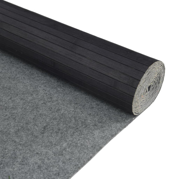 Grauer Raumteiler Iuliska 165x400cm (Bambus)