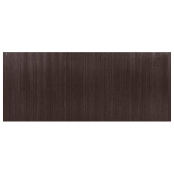 Dunkelbrauner Raumteiler Iuliska 165x400cm (Bambus)