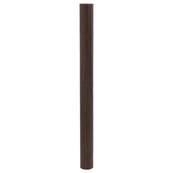 Dunkelbrauner Raumteiler Iuliska 165x400cm (Bambus)
