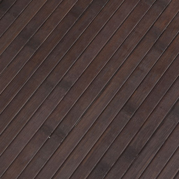 Dunkelbrauner Raumteiler Iuliska 165x400cm (Bambus)