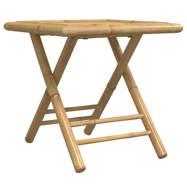 Klappbarer Gartentisch Vorela 45x45x45cm (Bambus)