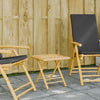Klappbarer Gartentisch Vorela 45x45x45cm (Bambus)