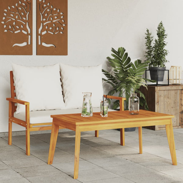 Outdoor-Esstisch Zeli 100x55x45cm (Akazienholz)