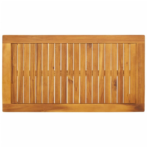 Outdoor-Esstisch Zeli 100x55x45cm (Akazienholz)