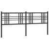Schwarzes Bettkopfteil Marcelona 200 cm