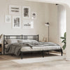 Schwarzes Bettkopfteil Marcelona 200 cm