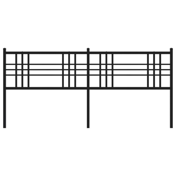 Schwarzes Bettkopfteil Marcelona 200 cm