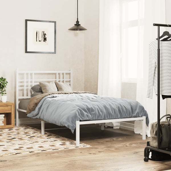 Weißes Metallbettkopfteil Marcelona 107 cm