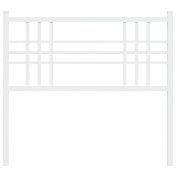 Weißes Metallbettkopfteil Marcelona 107 cm