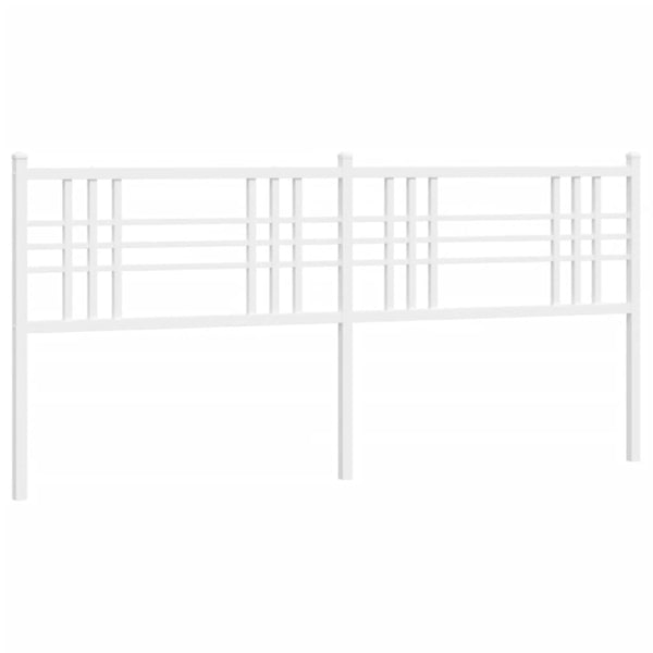 Weißes Metallkopfteil Marcelona 200 cm