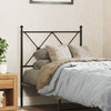Schwarzes Metallkopfteil Afanasi 75cm