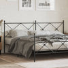 Schwarzes Metallkopfteil Afanasi 200cm