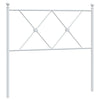 Weißes Metallkopfteil Afanasi 90cm