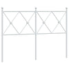 Weißes Metallbettgestell Afanasi 120cm