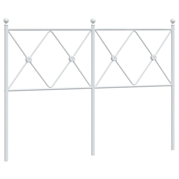 Weißes Metallbettgestell Afanasi 120cm