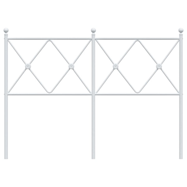 Weißes Metallbettgestell Afanasi 120cm