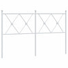 Weißes Metallkopfteil Afanasi 140cm
