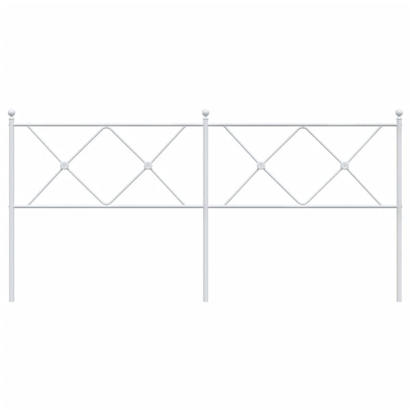 Weißes Metallbettgestell Afanasi 180cm