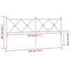 Weißes Metallbettgestell Afanasi 180cm