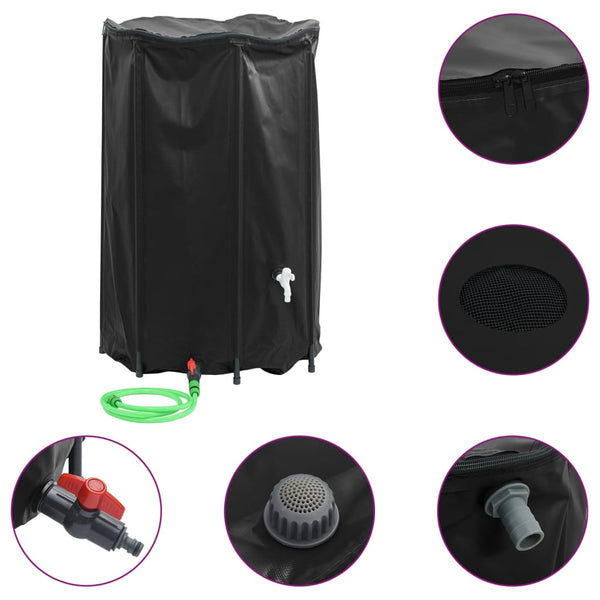 Elca faltbarer Wassertank mit Hahn 1000 l (PVC)