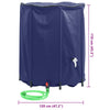 Taitettava vesisäiliö 1250 l hanalla Elca (pvc)