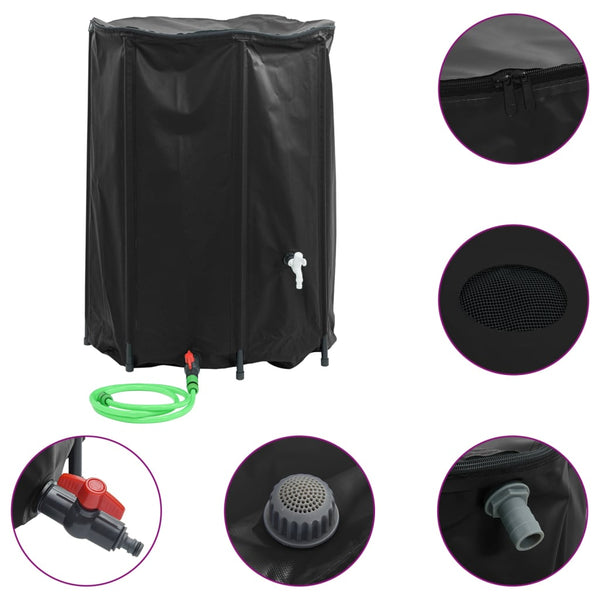 Elca taitettava vesisäiliö hanalla 1350 l (pvc)