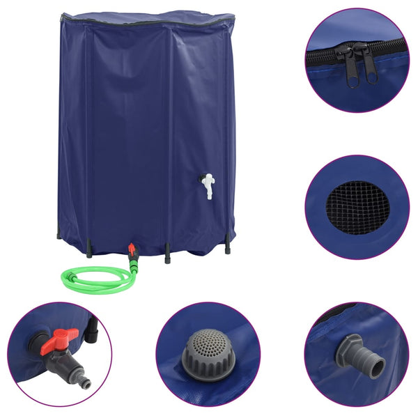 1350 l taitettava vesisäiliö hanalla Elca (pvc)