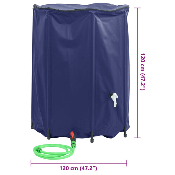 1350 l taitettava vesisäiliö hanalla Elca (pvc)