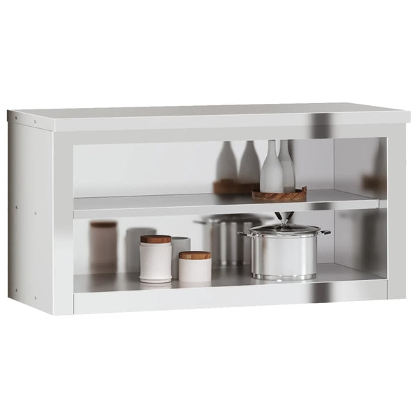 Küchenwandschrank mit Ablage aus Edelstahl Cheazim